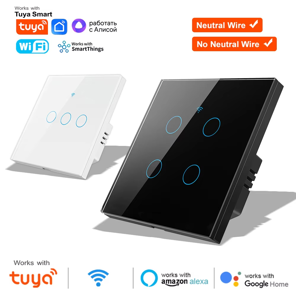 Smart Light Switch Wifi - WiFi RF 433MHz Touch Wandlamp Slimme