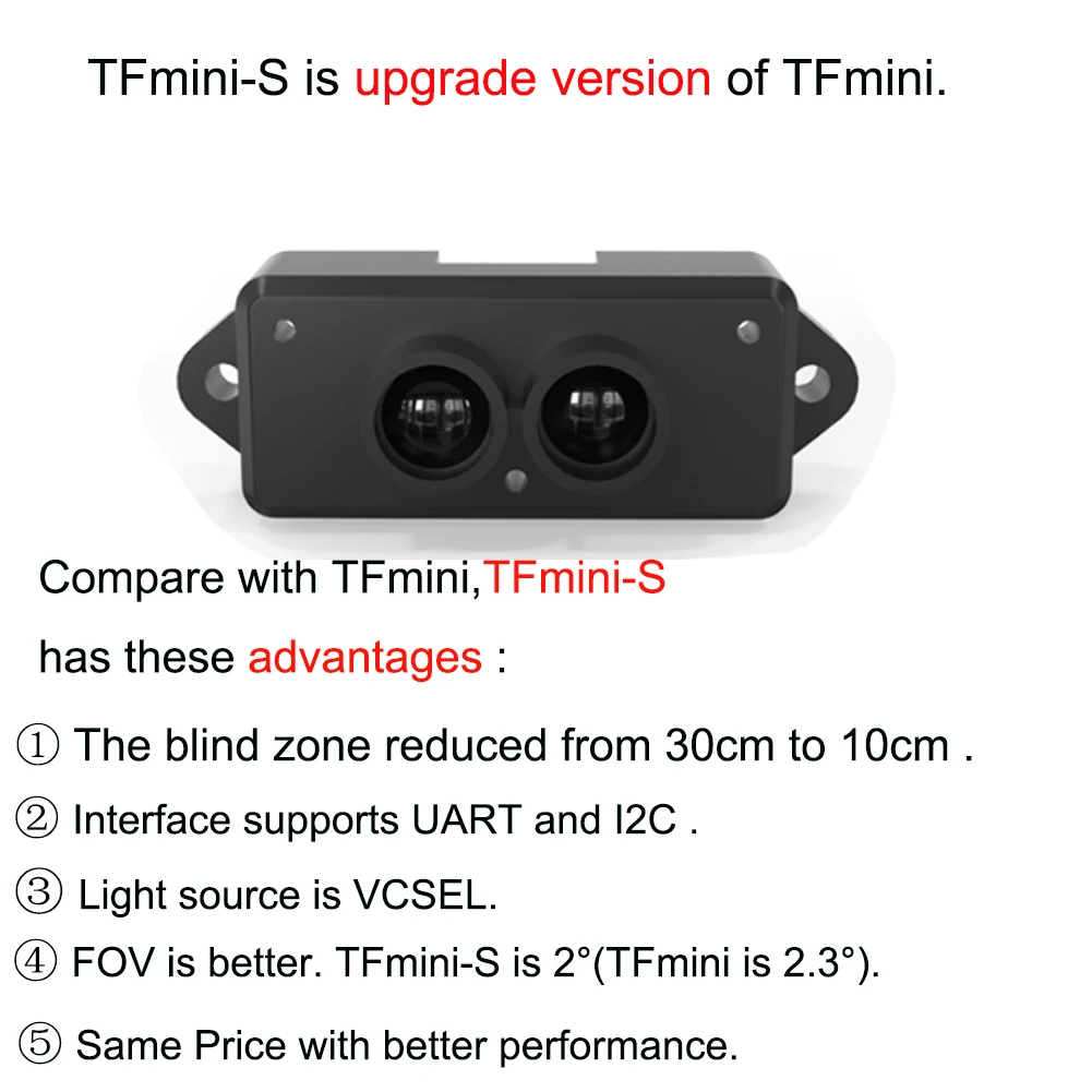 Benewake TFmini-S/TFmini Plus  - Sensor Kit Arduino recensie en prijs