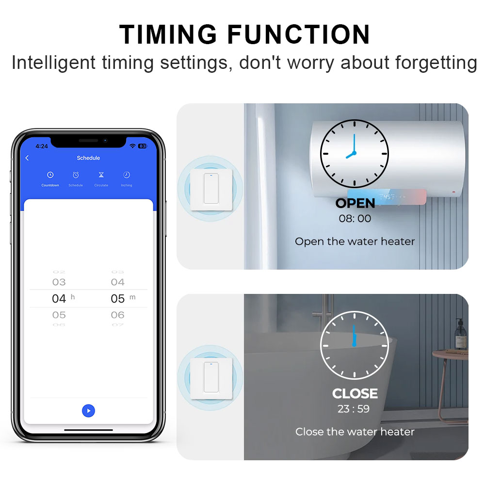 Slimme boilerschakelaar/WiFi e - Smart Light Switch Wifi recensie en prijs