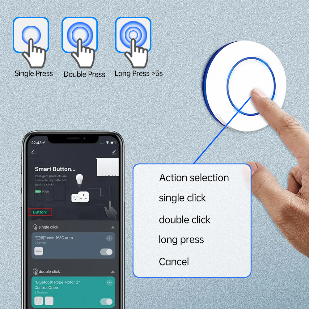 Drukknop Draadloze Slimme Scèn - Smart Home Automation Kit recensie en prijs